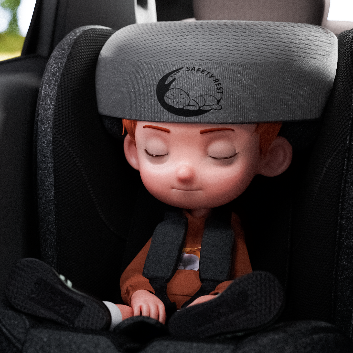Safety Rest® Soporte Ergonómico para el Descanso de Niños en Viajes